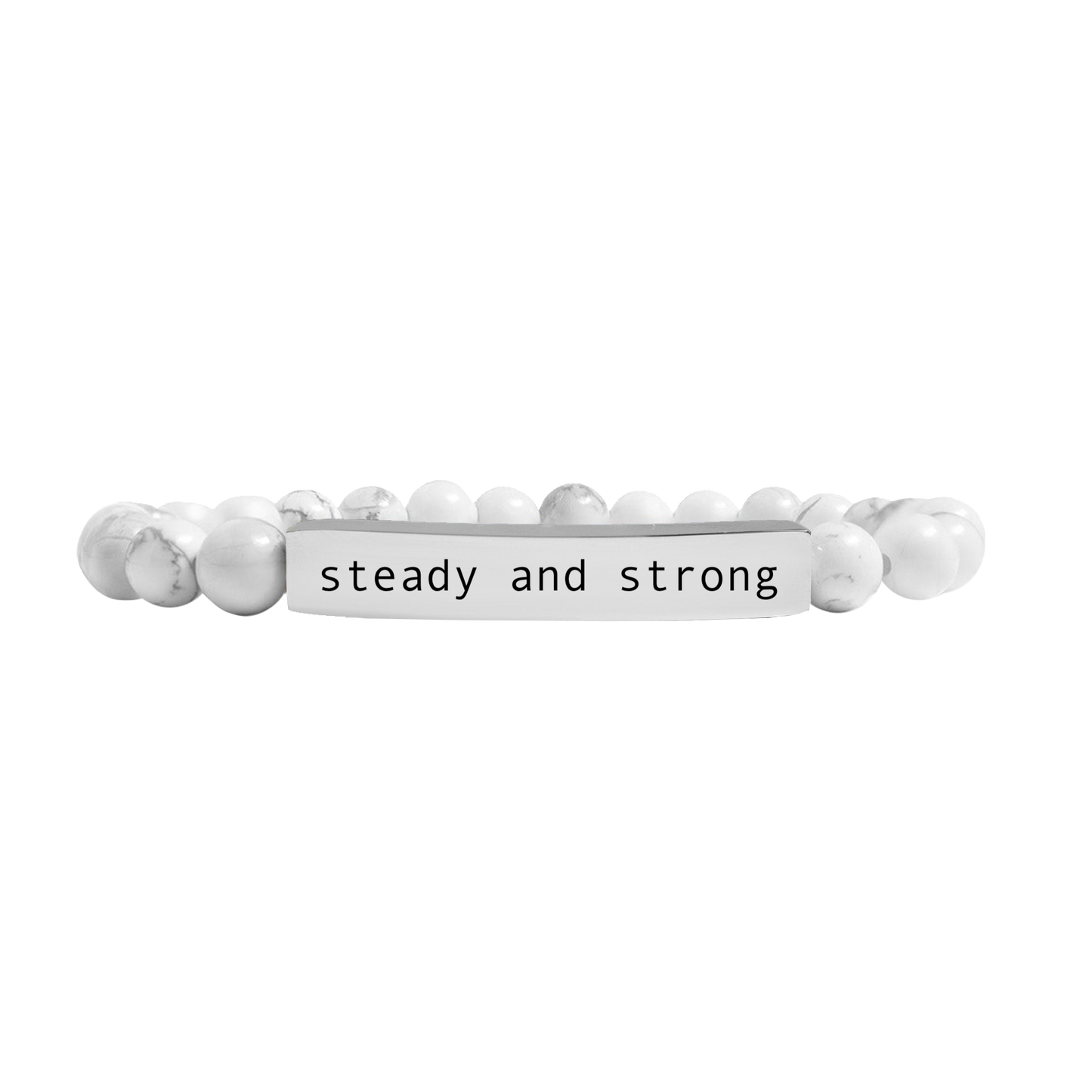 Howlite Steady & Strong Bracelet