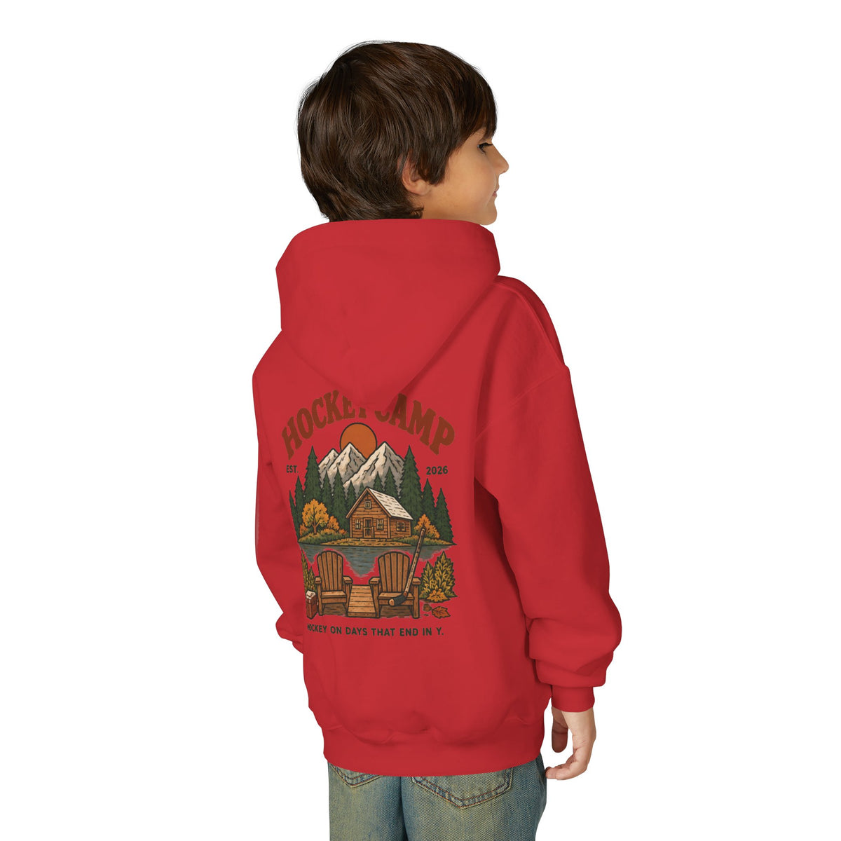 Youth Retro Hockey Camp Hoodie