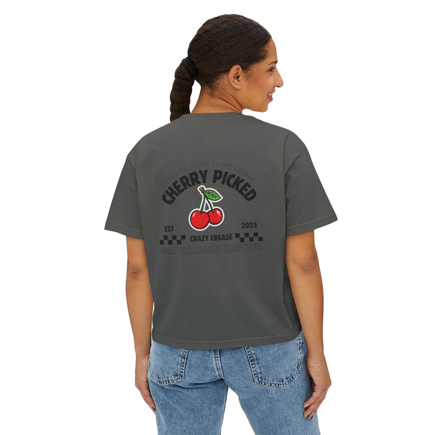 Women's Cherry Picked Boxy Tee