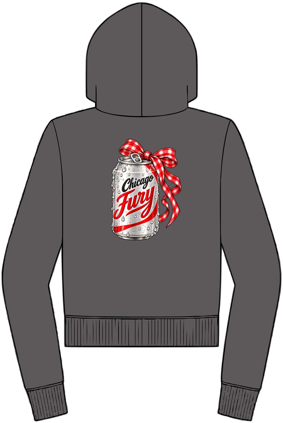 Women's Custom DC Fury Fleece Full-Zip Hoodie