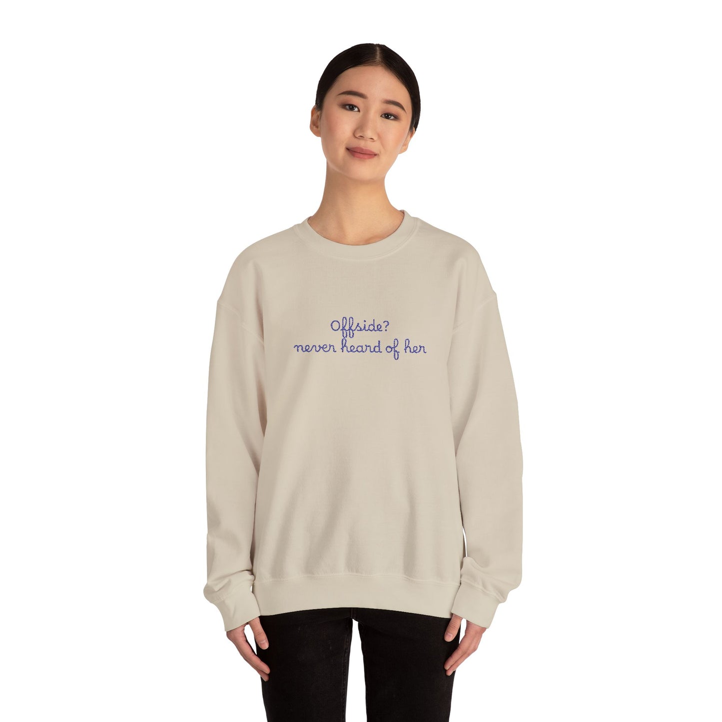 Embroidered Offside? Crewneck Sweatshirt
