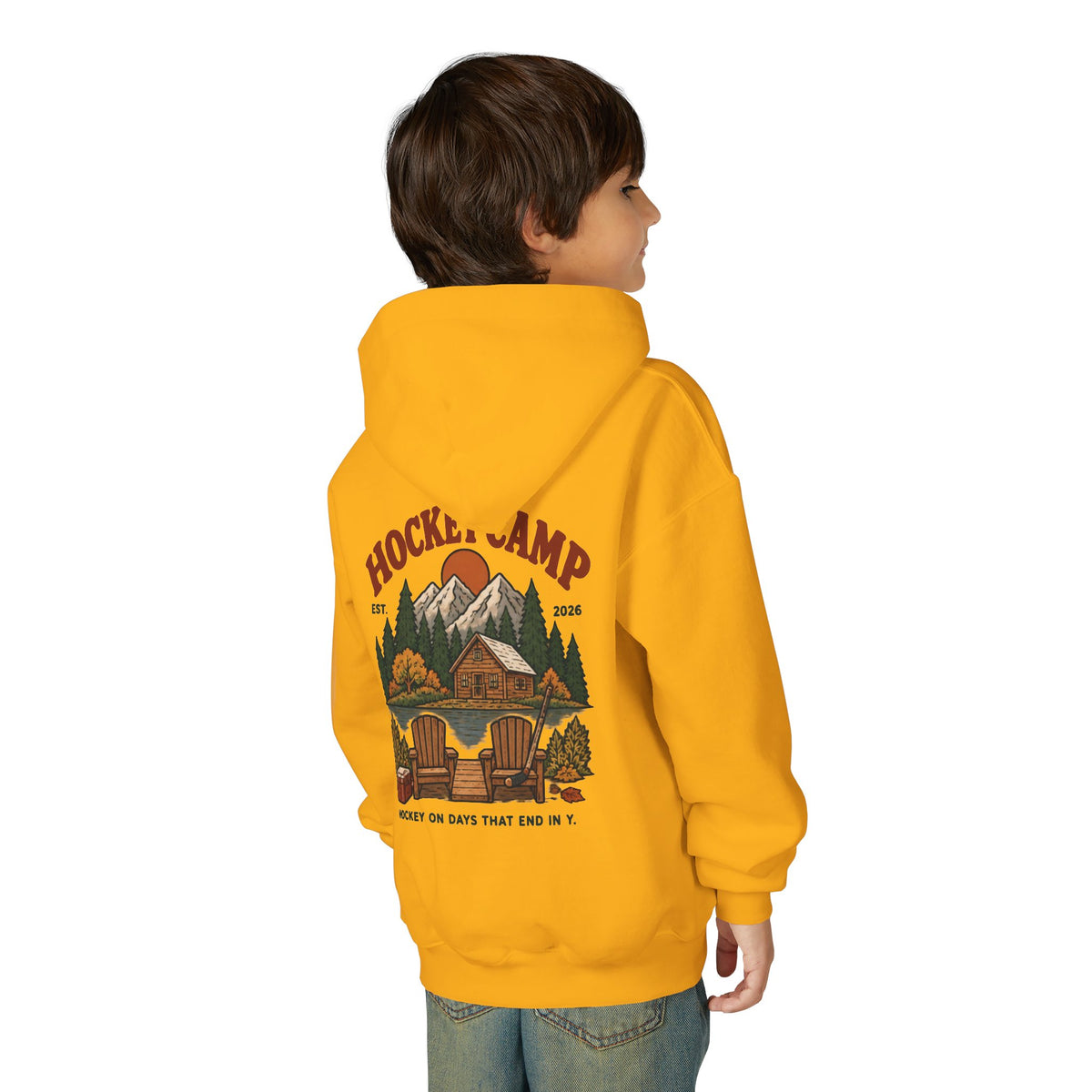 Youth Retro Hockey Camp Hoodie