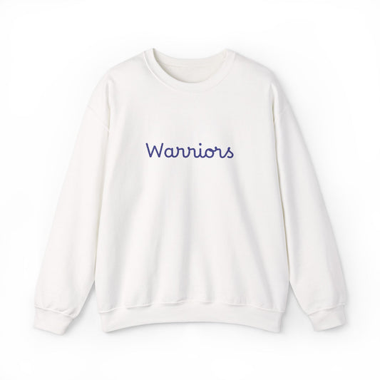 Embroidered Warriors Unisex Heavy Blend™ Crewneck