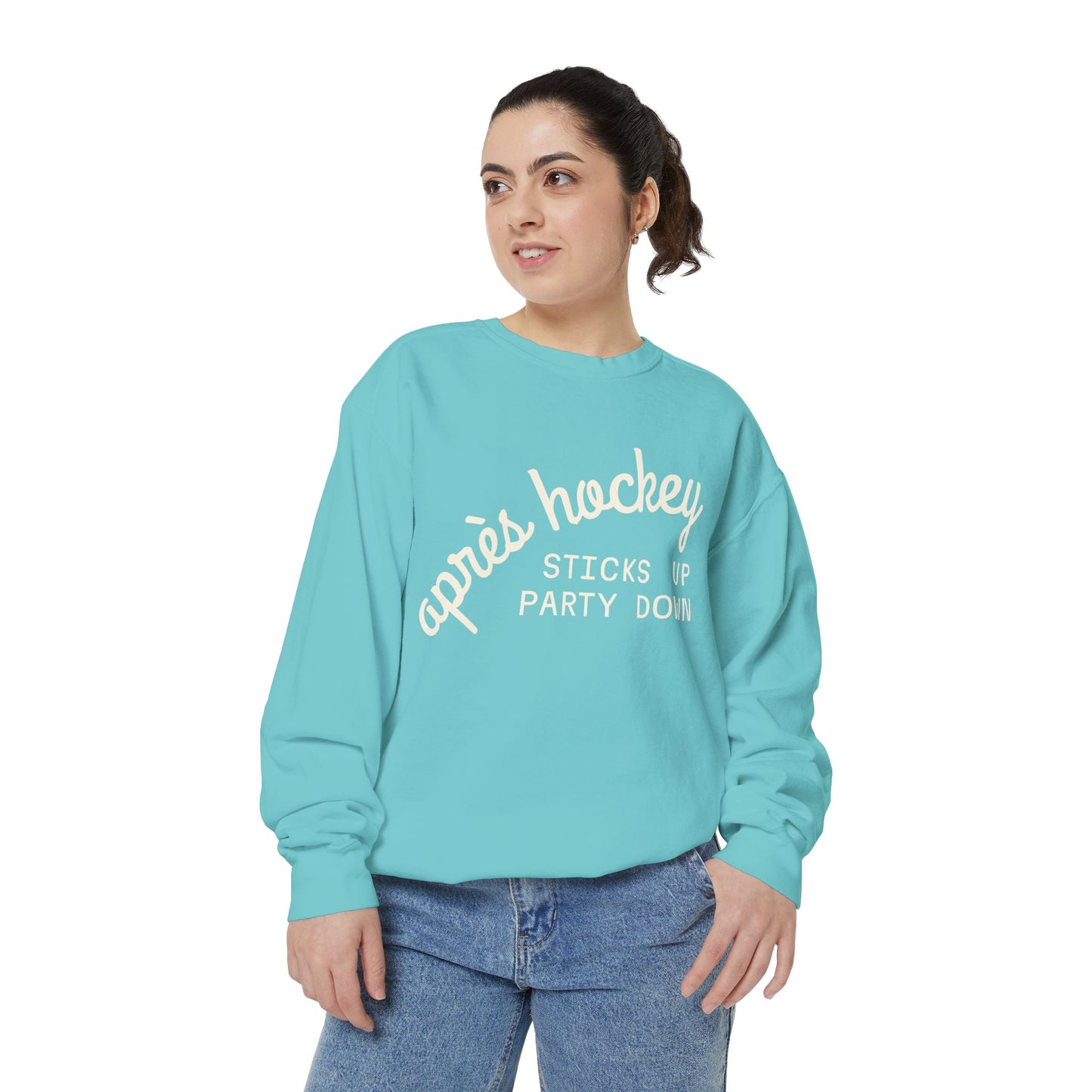 Women's Apres Hockey Comfort Colors Crewneck