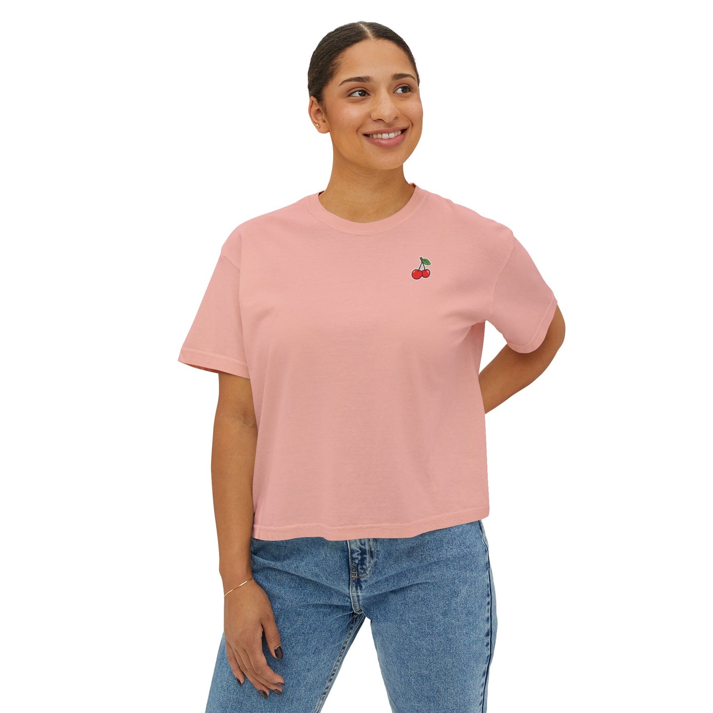 Women's Cherry Picked Boxy Tee