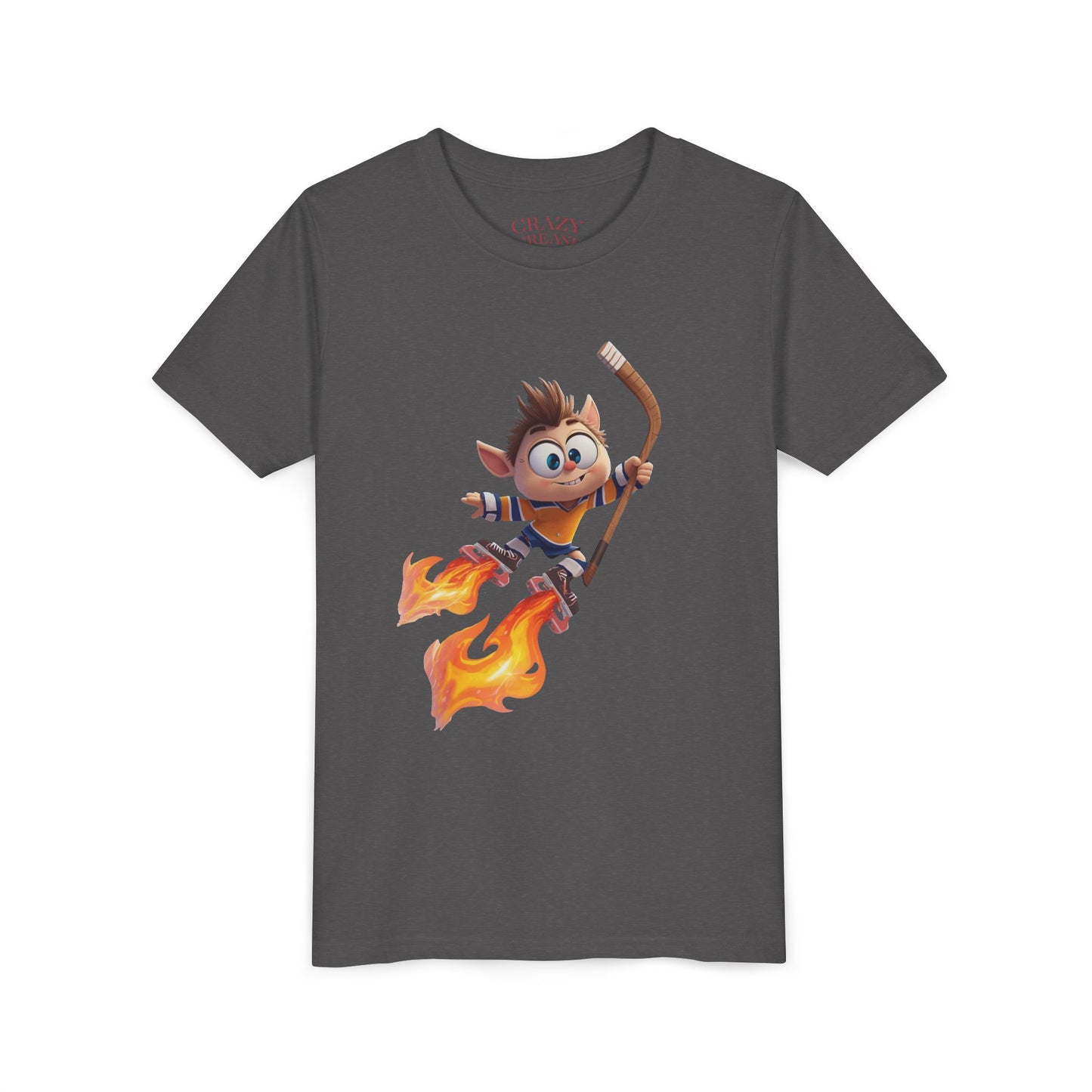Youth Fire Hockey Tee