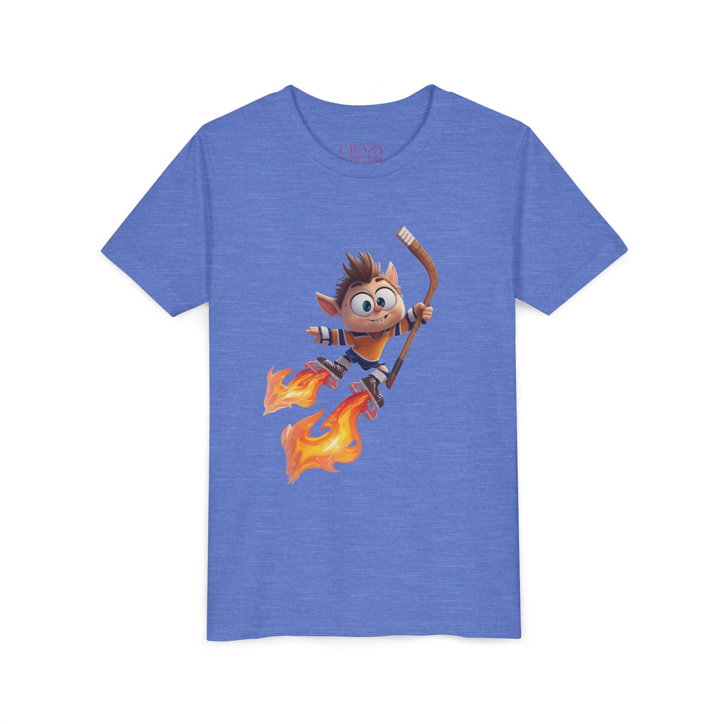 Youth Fire Hockey Tee