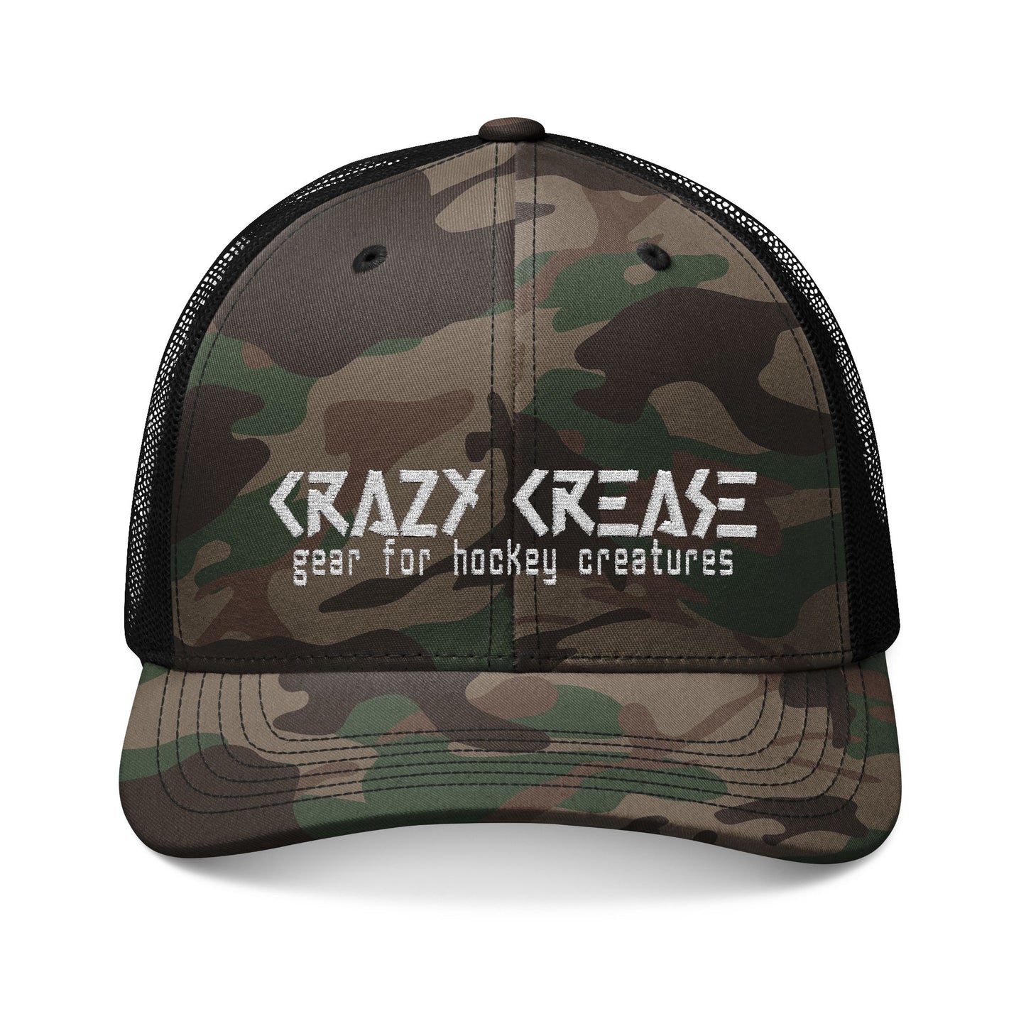 Crazy Crease 'Hat Trick' Camo Embroidered Snapback