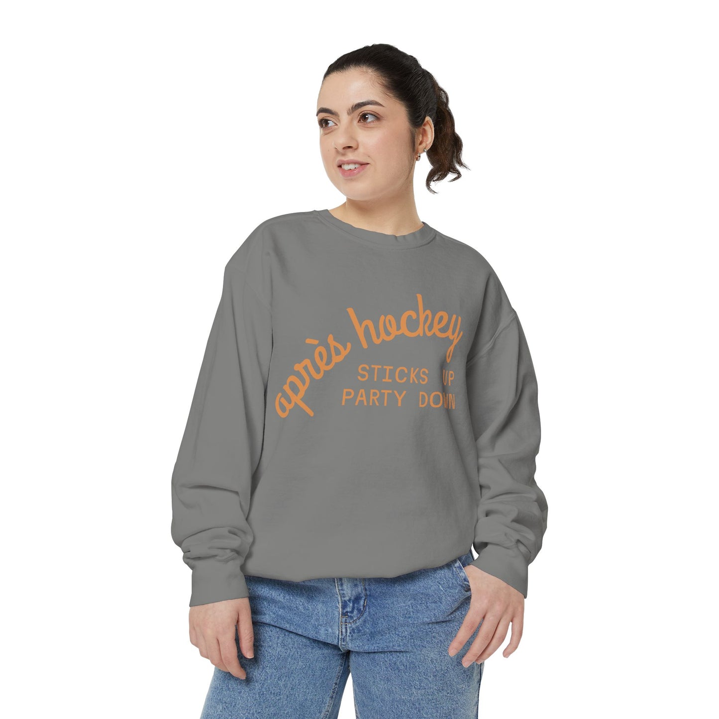 Women's Apres Hockey Comfort Colors Crewneck