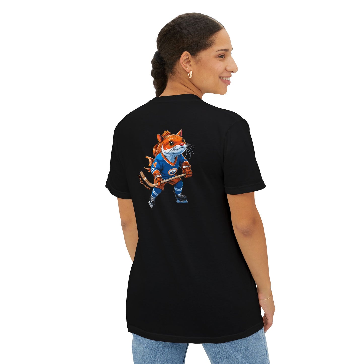 Adult Be A Goldfish Pocket Tee