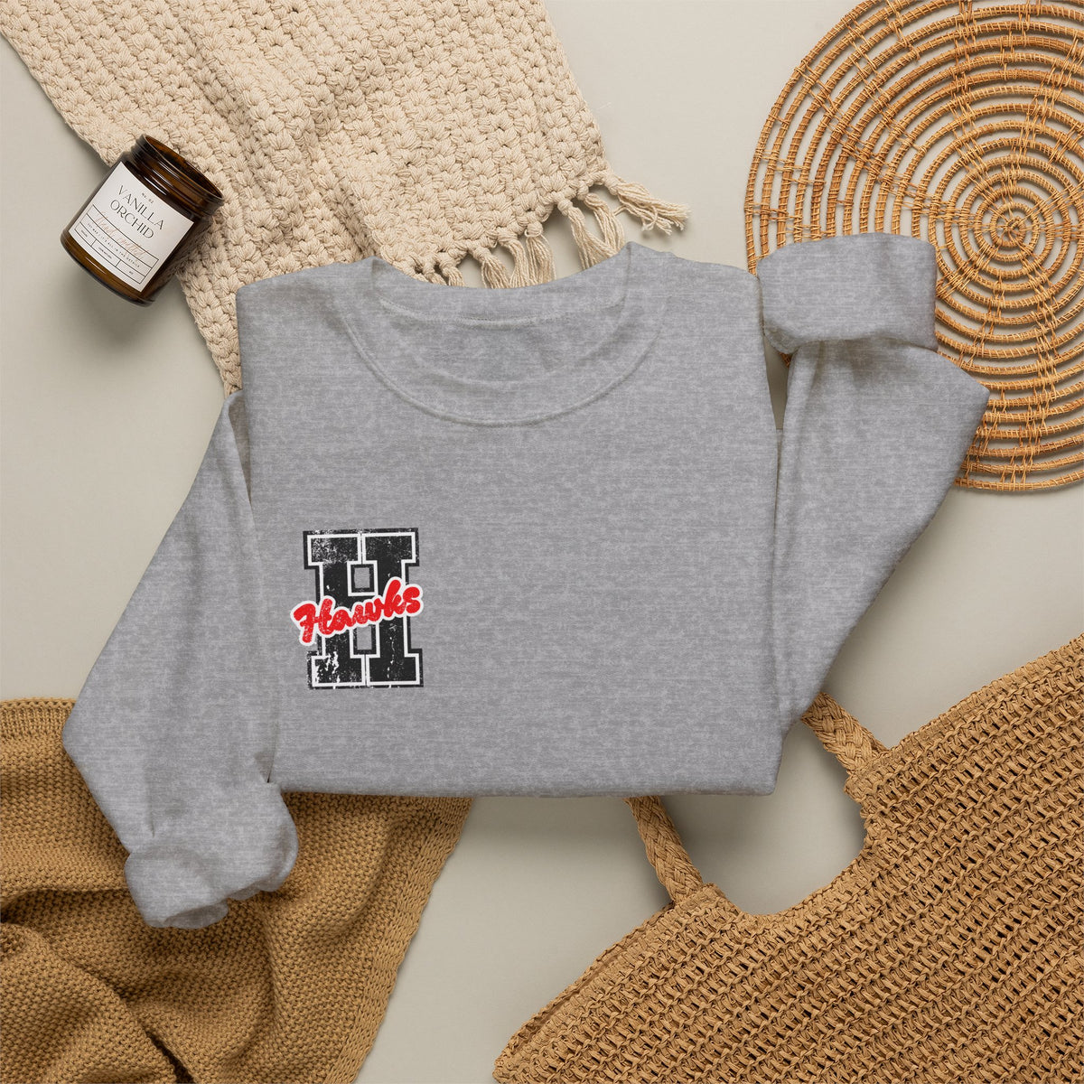 Hawks Varsity Crewneck Sweatshirt