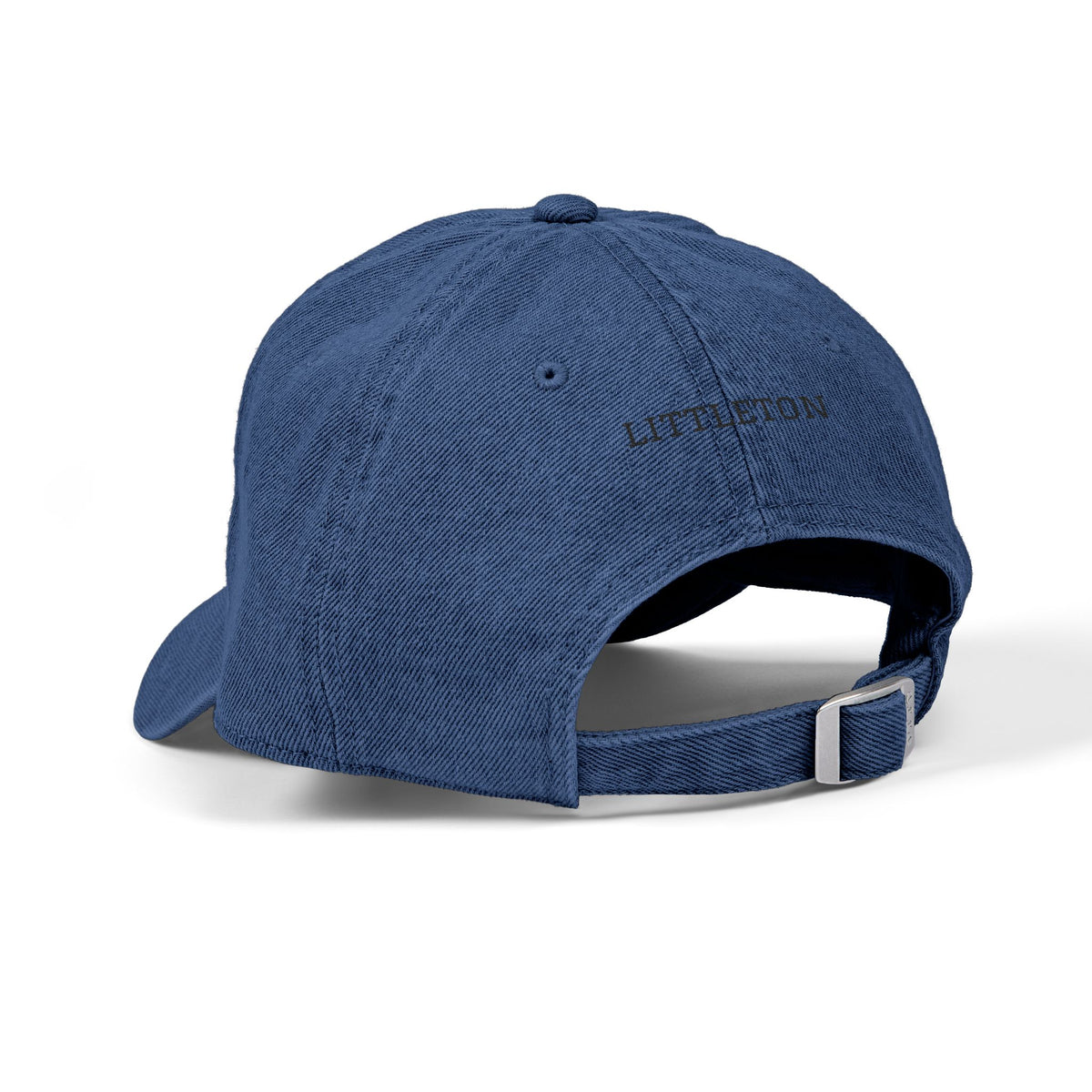 Denim Embroidered Hawks Hat