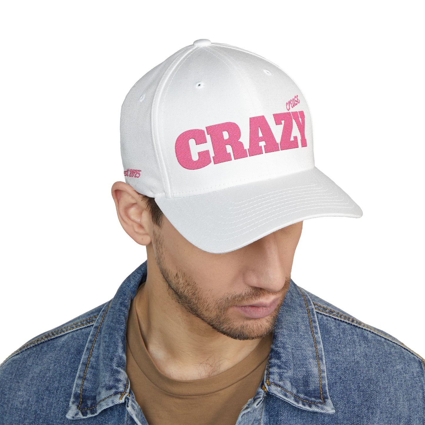 Hockey = Happy Pink Flexfit Hat