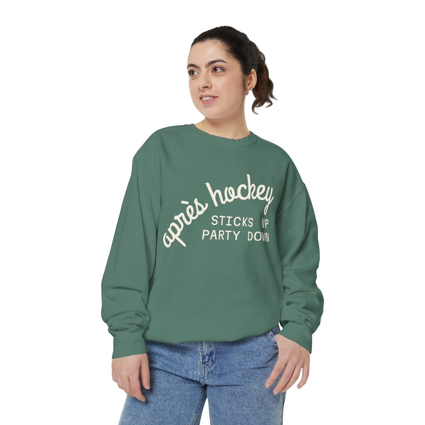 Women's Apres Hockey Comfort Colors Crewneck