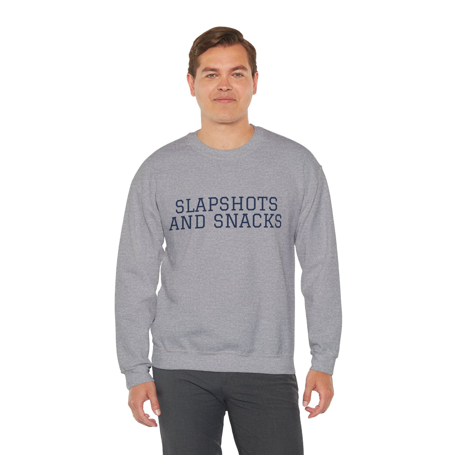 Adult Custom Warrior Hockey Club Slapshots & Snacks Sweatshirt