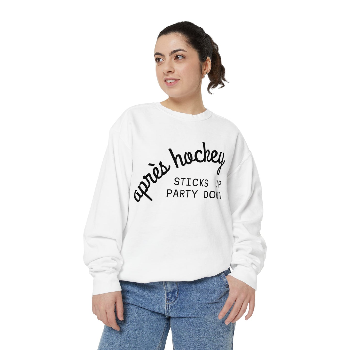 Women's Apres Hockey Comfort Colors Crewneck