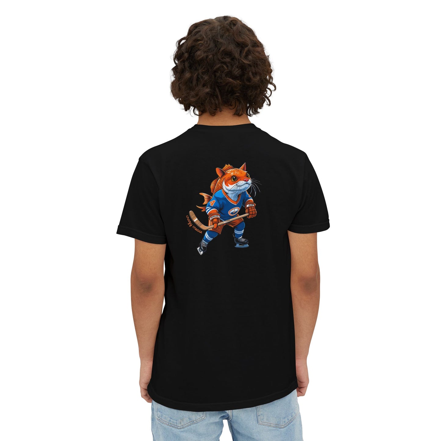 Adult Be A Goldfish Pocket Tee