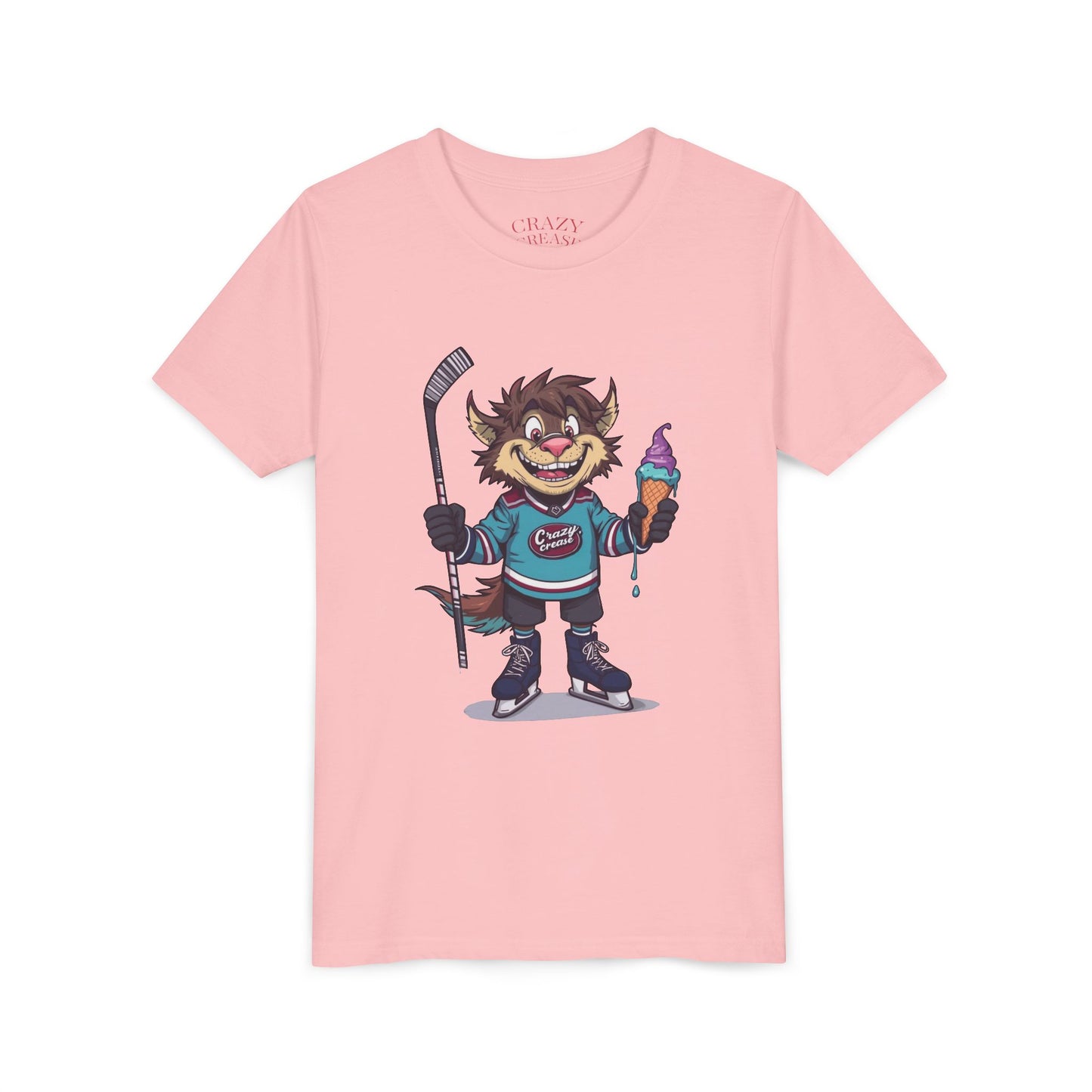 Youth Wolfie Hockey Tee