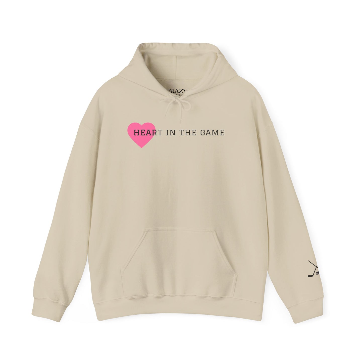 Adult Heart in the Game Hoodie