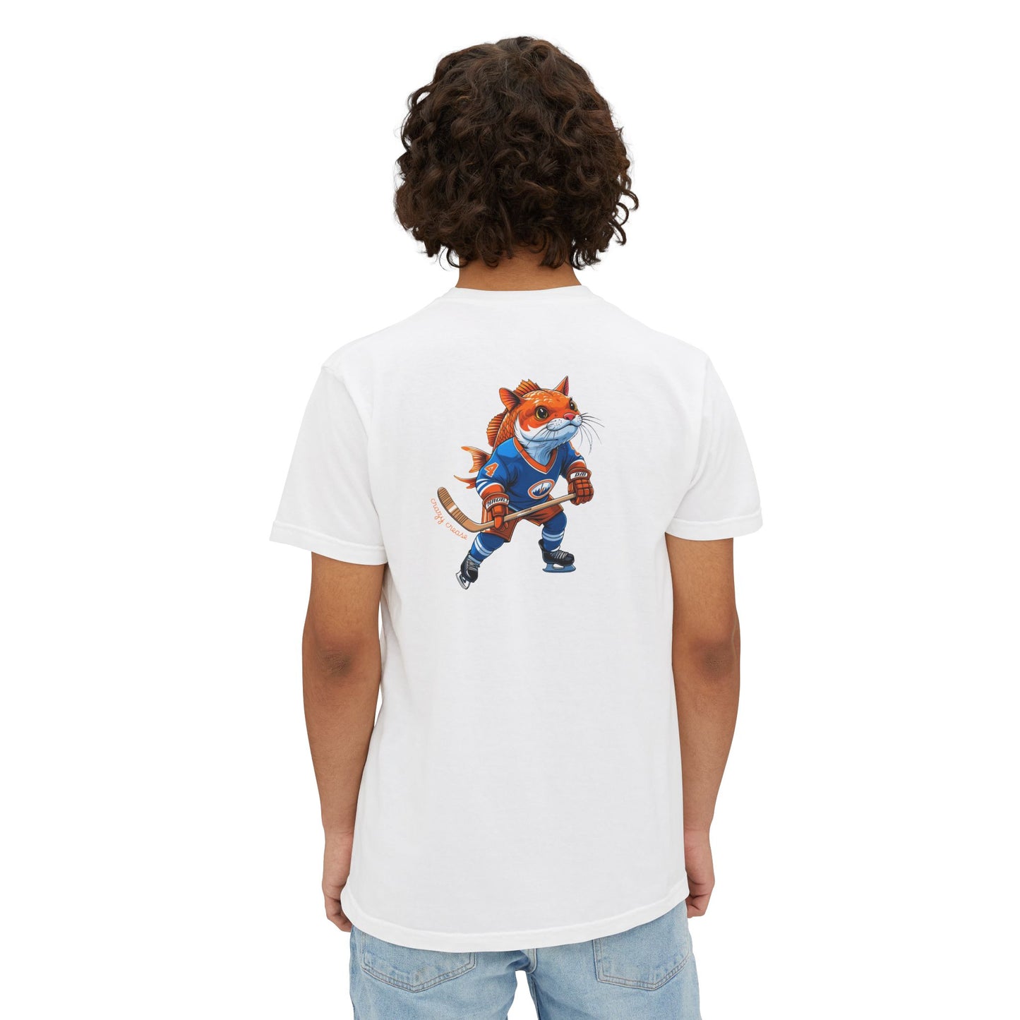 Adult Be A Goldfish Pocket Tee