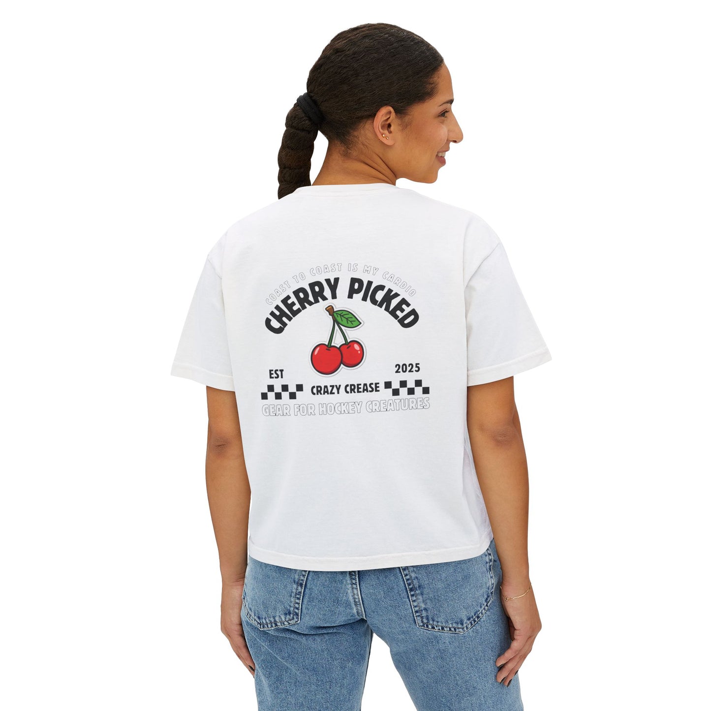 Women's Cherry Picked Boxy Tee