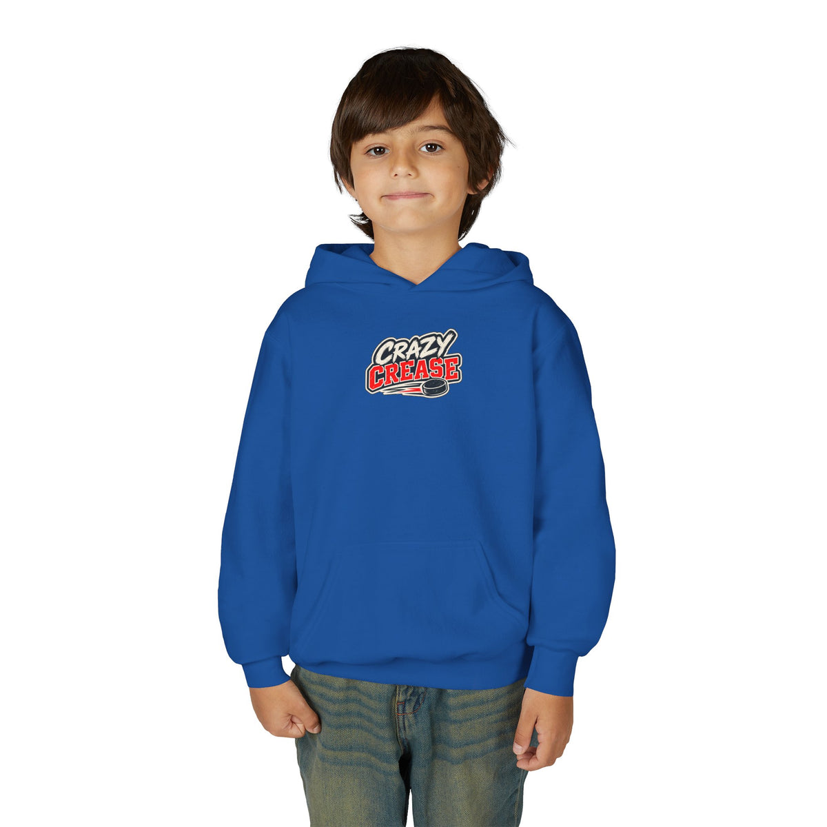 Youth Retro Patches Hooded Sweatshirt