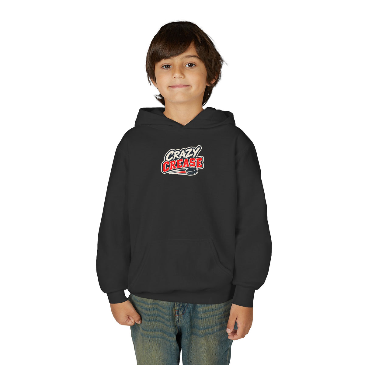 Youth Retro Patches Hooded Sweatshirt
