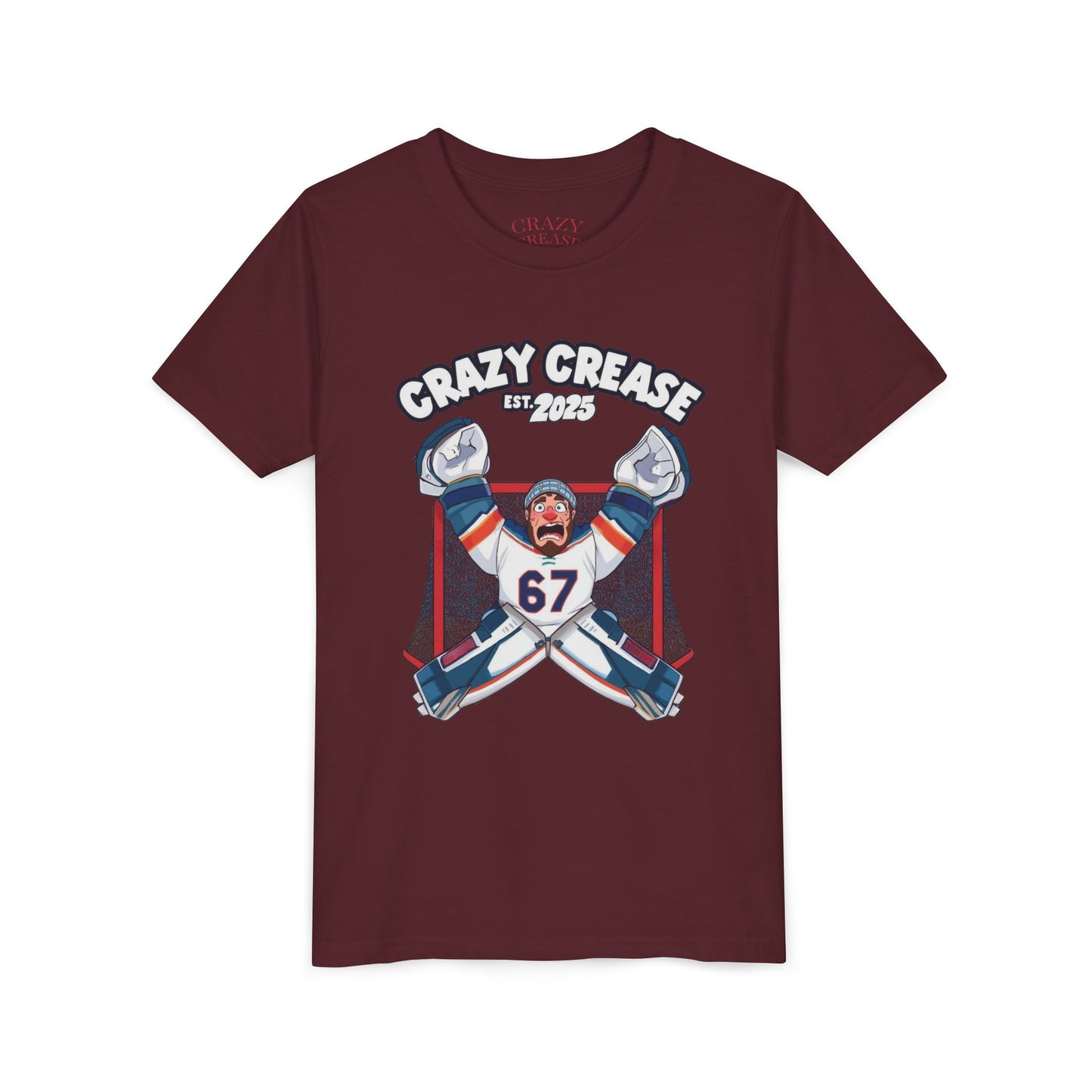 Youth 67 Goalie Hockey Tee