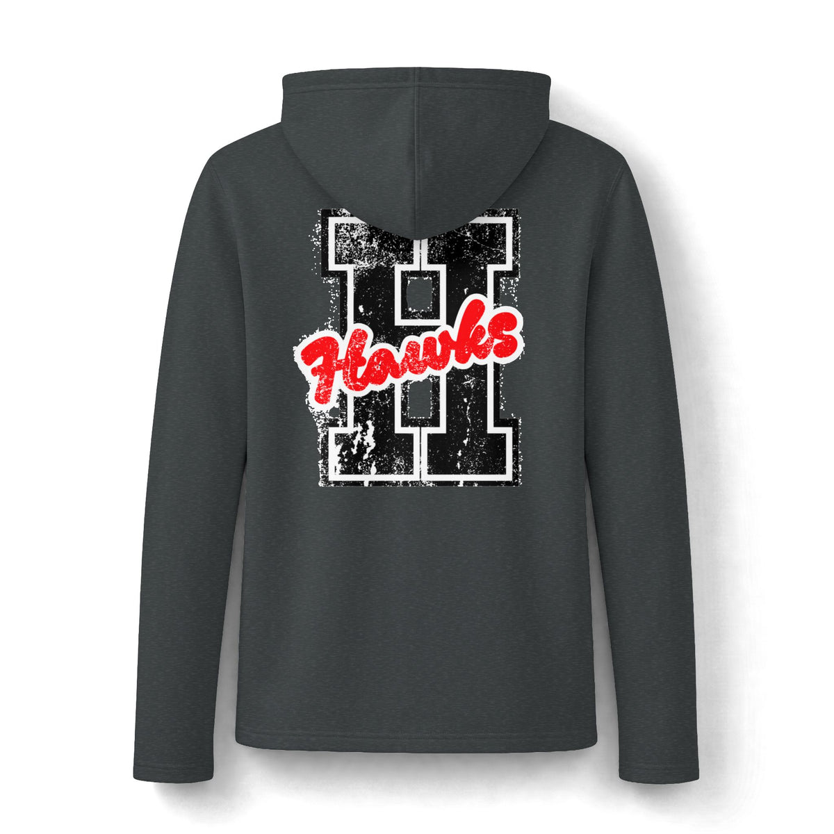 Hawks Distressed 'H' Logo Women's Hoodie