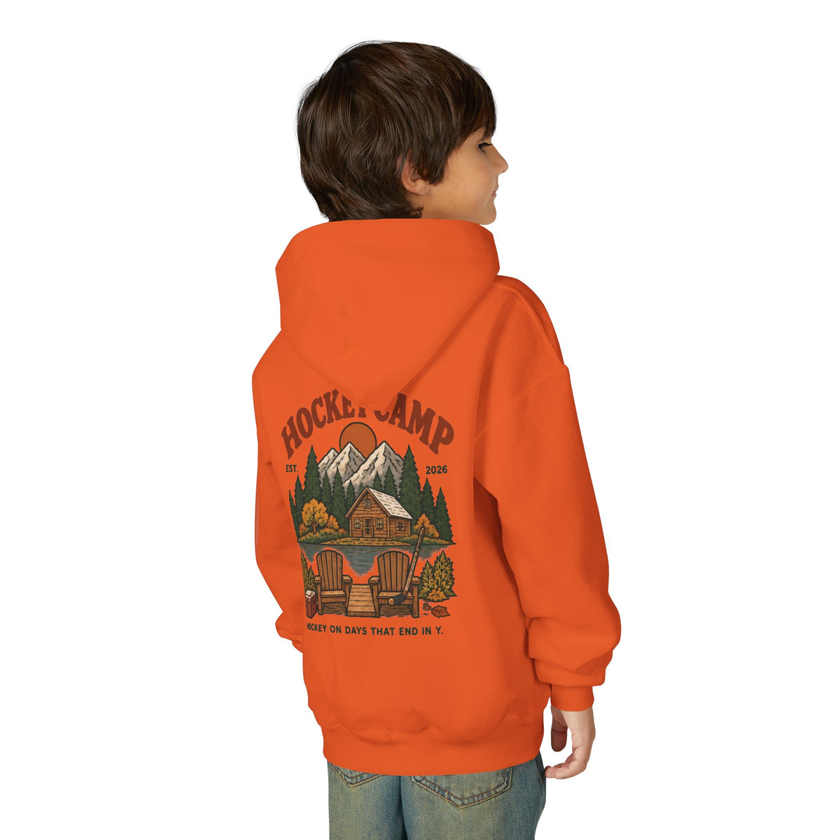 Youth Retro Hockey Camp Hoodie