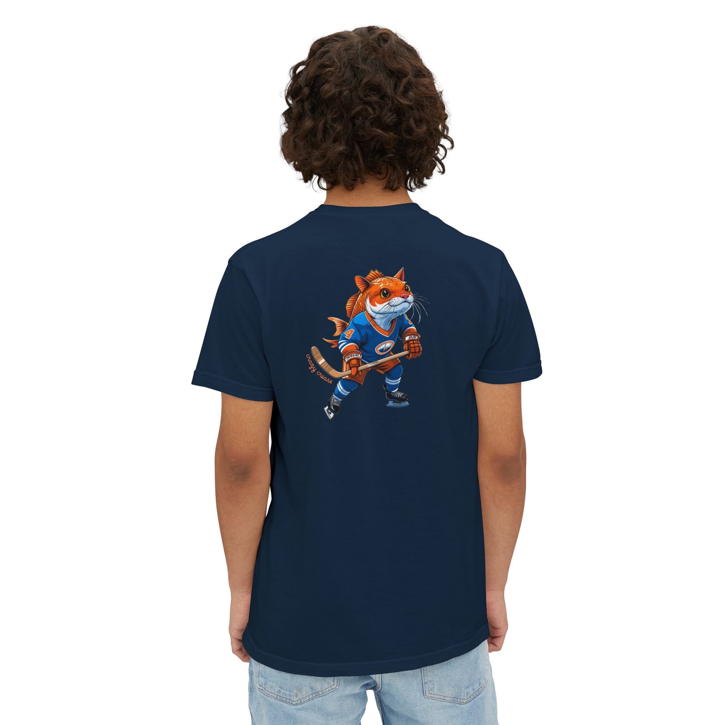 Adult Be A Goldfish Pocket Tee