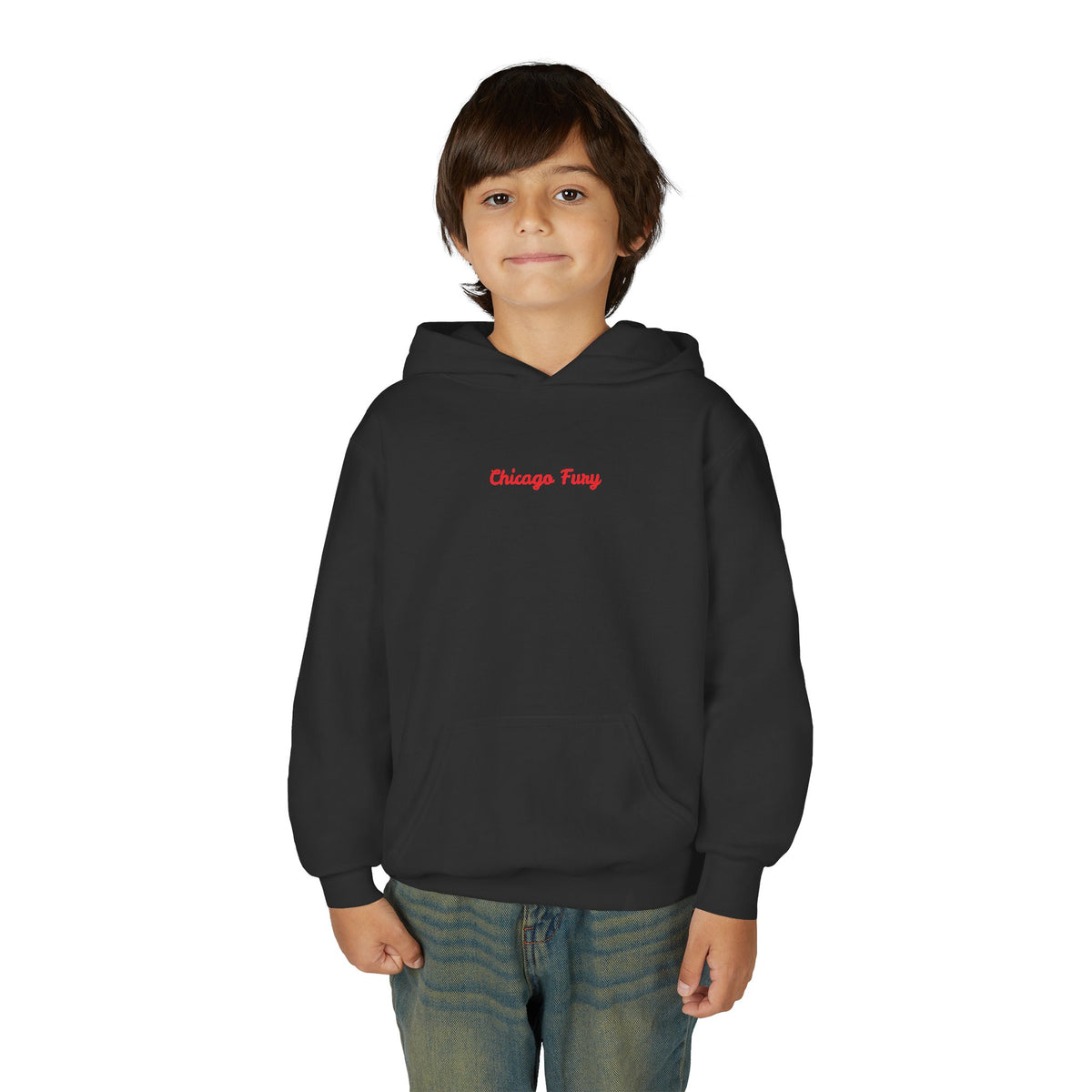 Youth Custom Fury Heavy Blend Hooded Sweatshirt