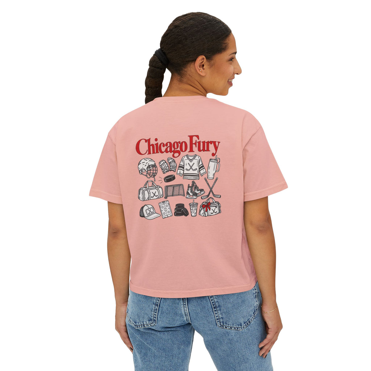 Chicago Fury Hockey Gear Women's Boxy Tee