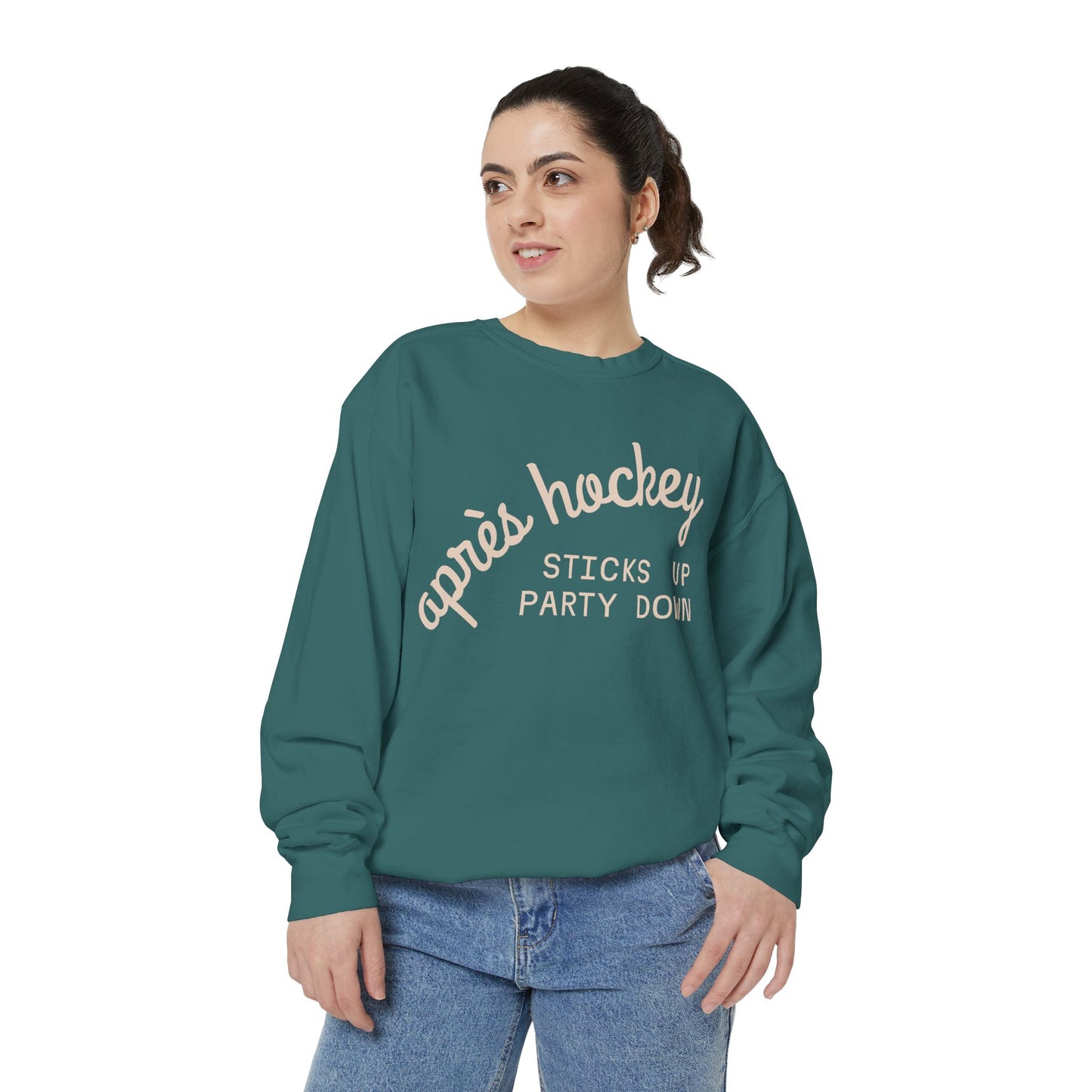 Women's Apres Hockey Comfort Colors Crewneck