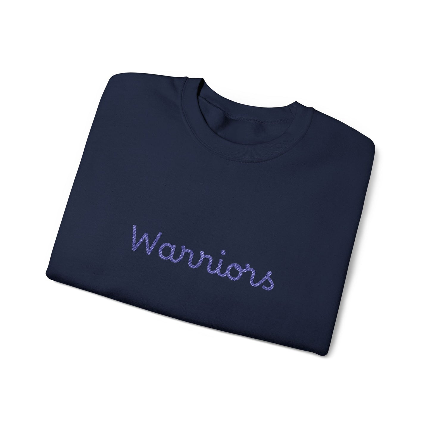 Embroidered Warriors Unisex Heavy Blend™ Crewneck