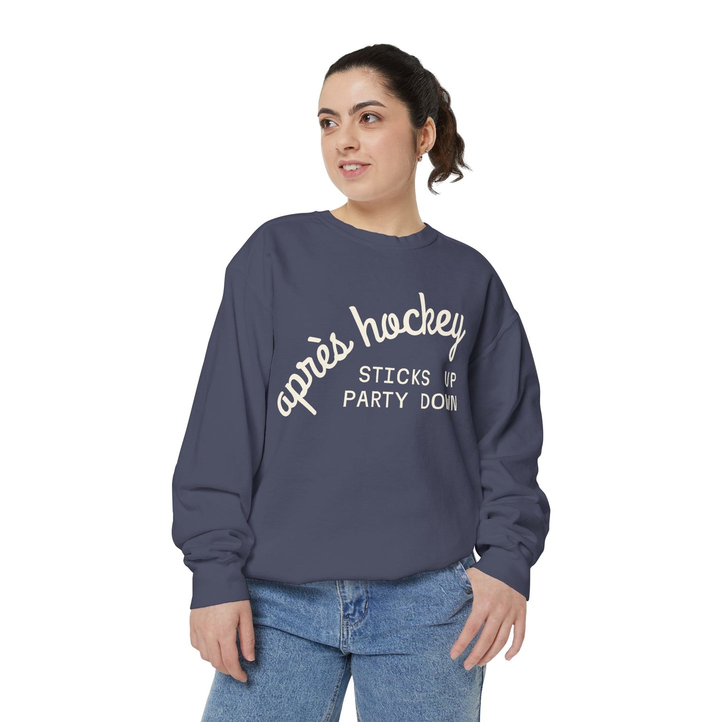 Women's Apres Hockey Comfort Colors Crewneck