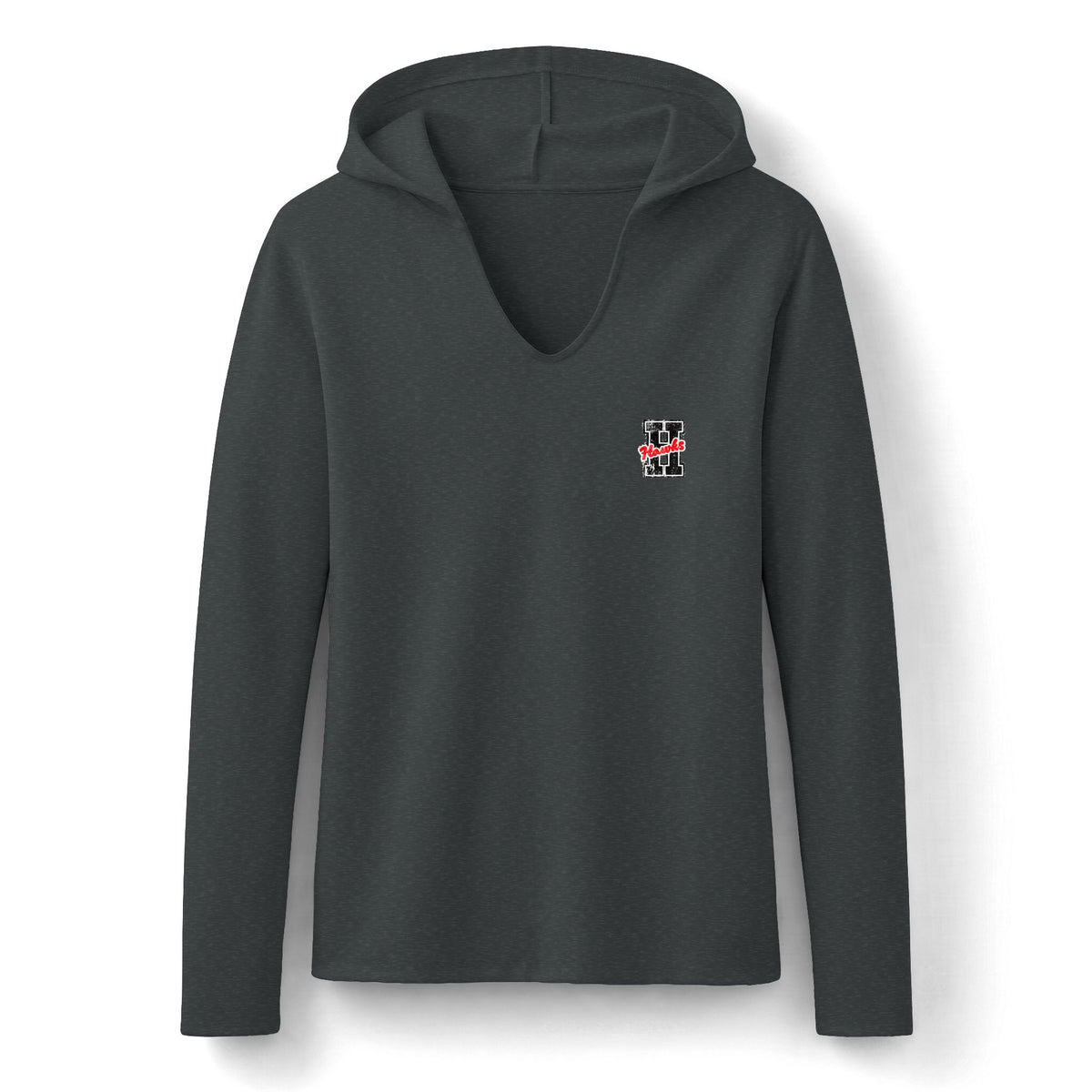 Hawks Distressed 'H' Logo Women's Hoodie