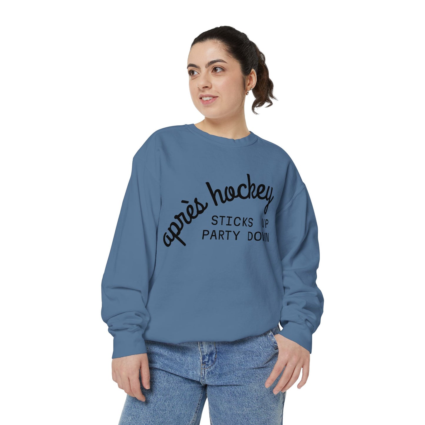 Women's Apres Hockey Comfort Colors Crewneck