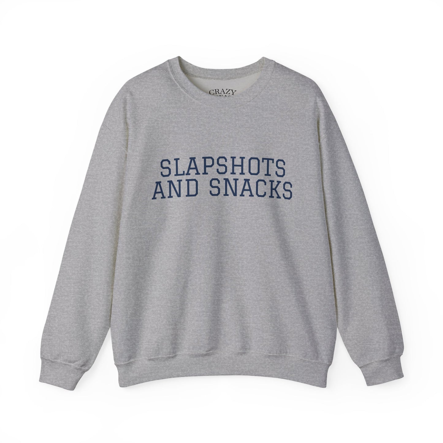 Adult Custom Warrior Hockey Club Slapshots & Snacks Sweatshirt