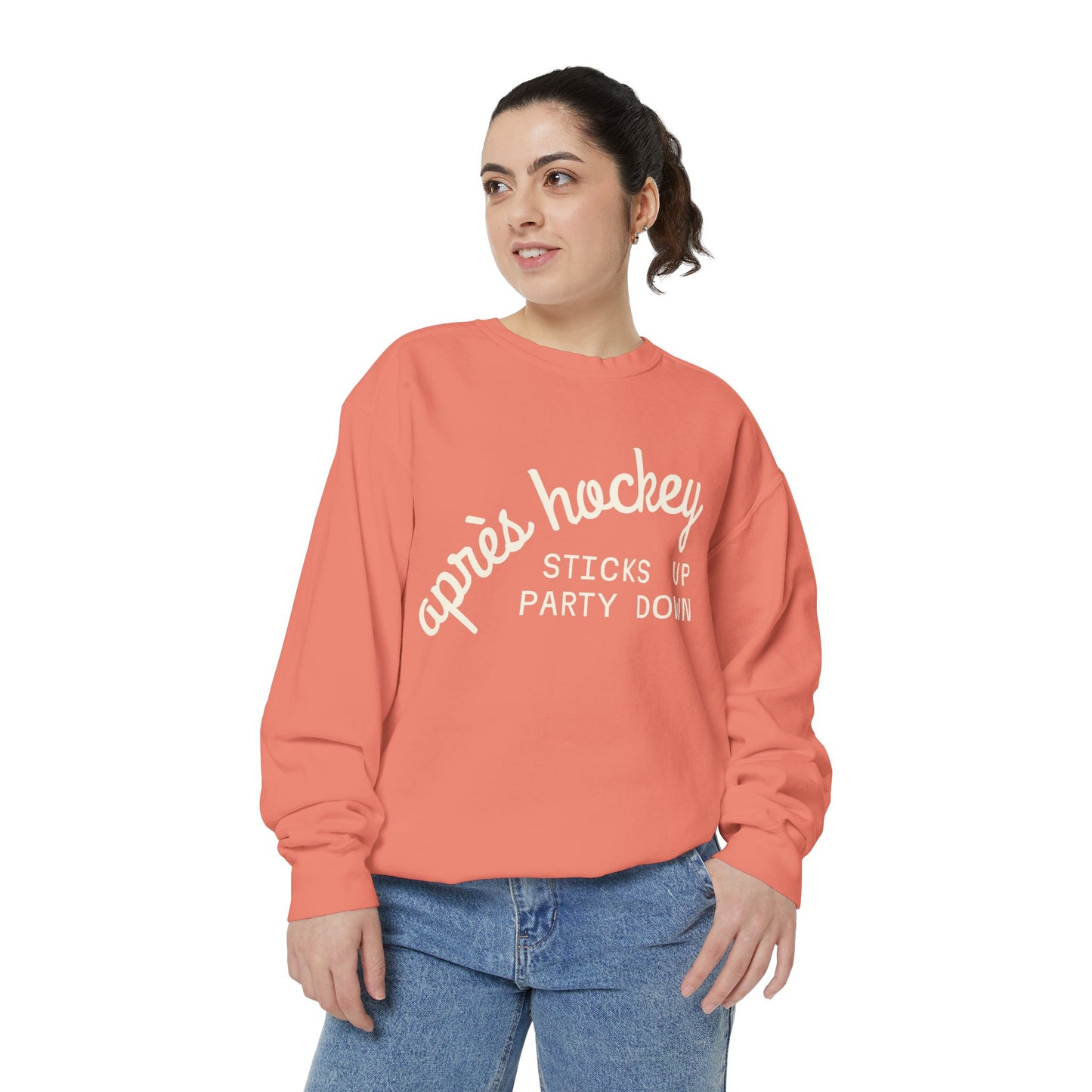 Women's Apres Hockey Comfort Colors Crewneck