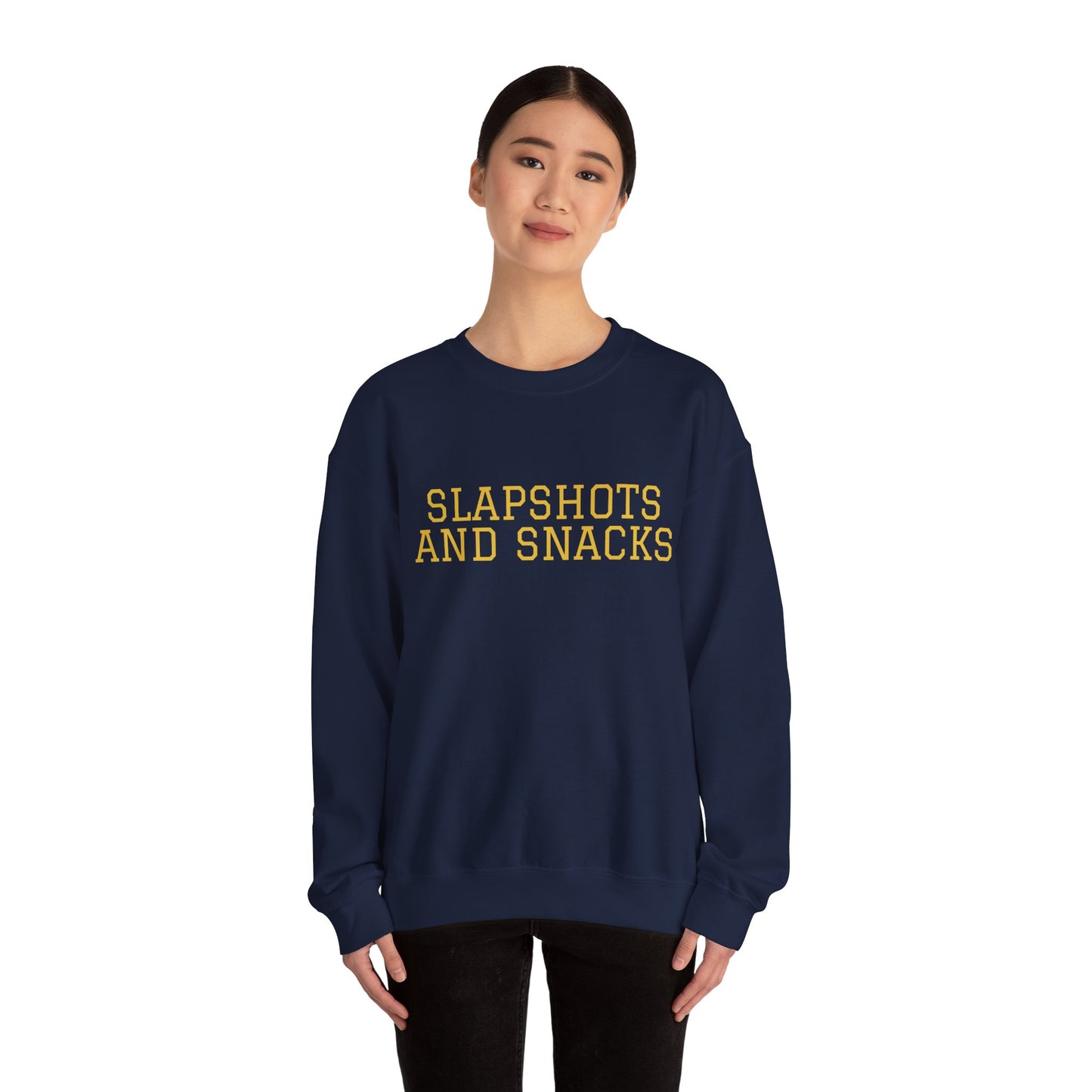 Adult Custom Warrior Hockey Club Slapshots & Snacks Sweatshirt