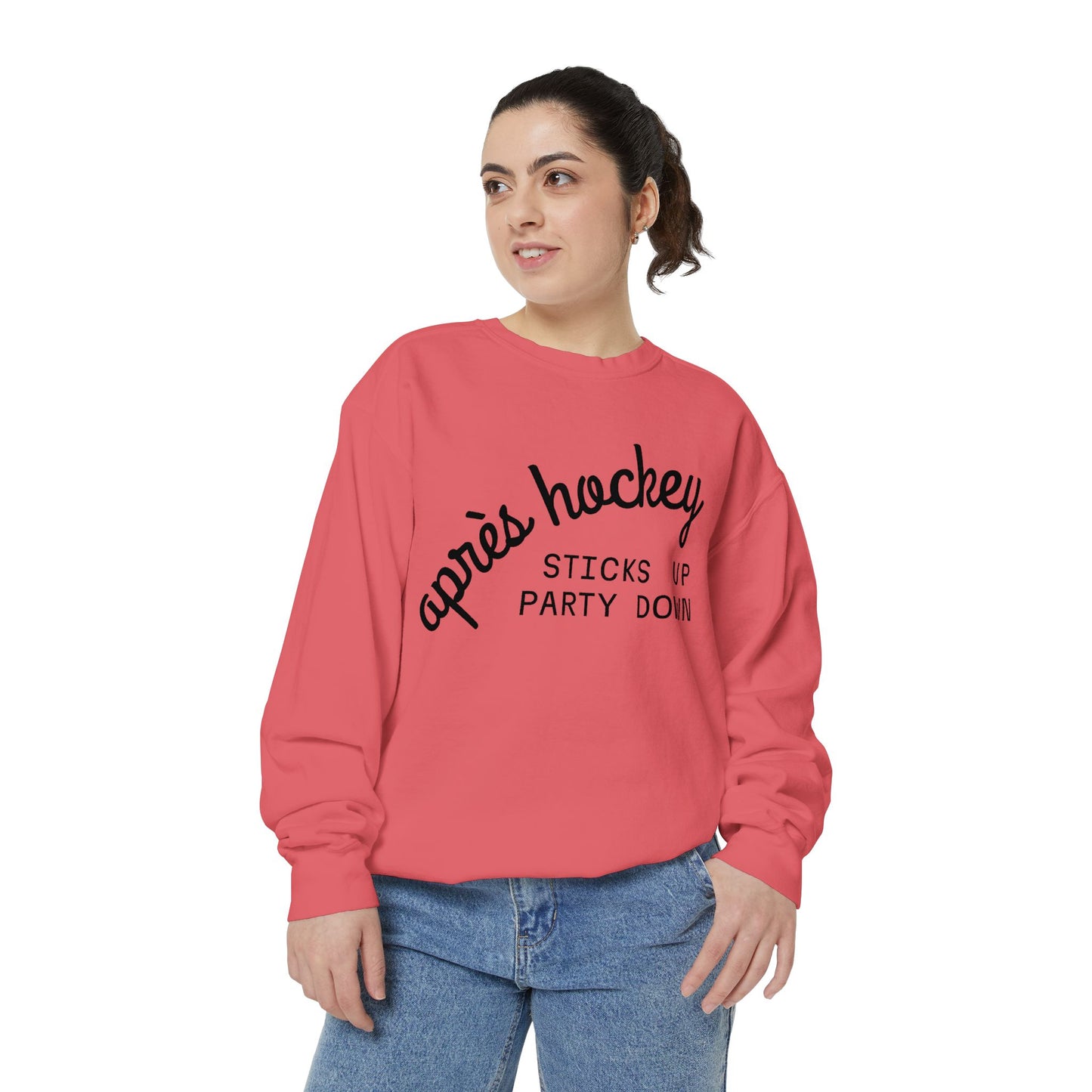 Women's Apres Hockey Comfort Colors Crewneck