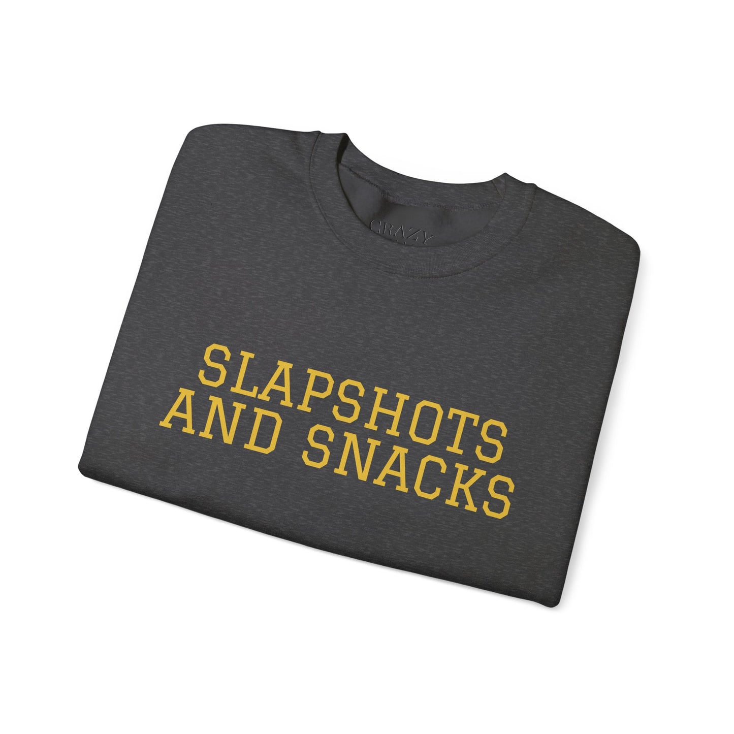 Adult Custom Warrior Hockey Club Slapshots & Snacks Sweatshirt