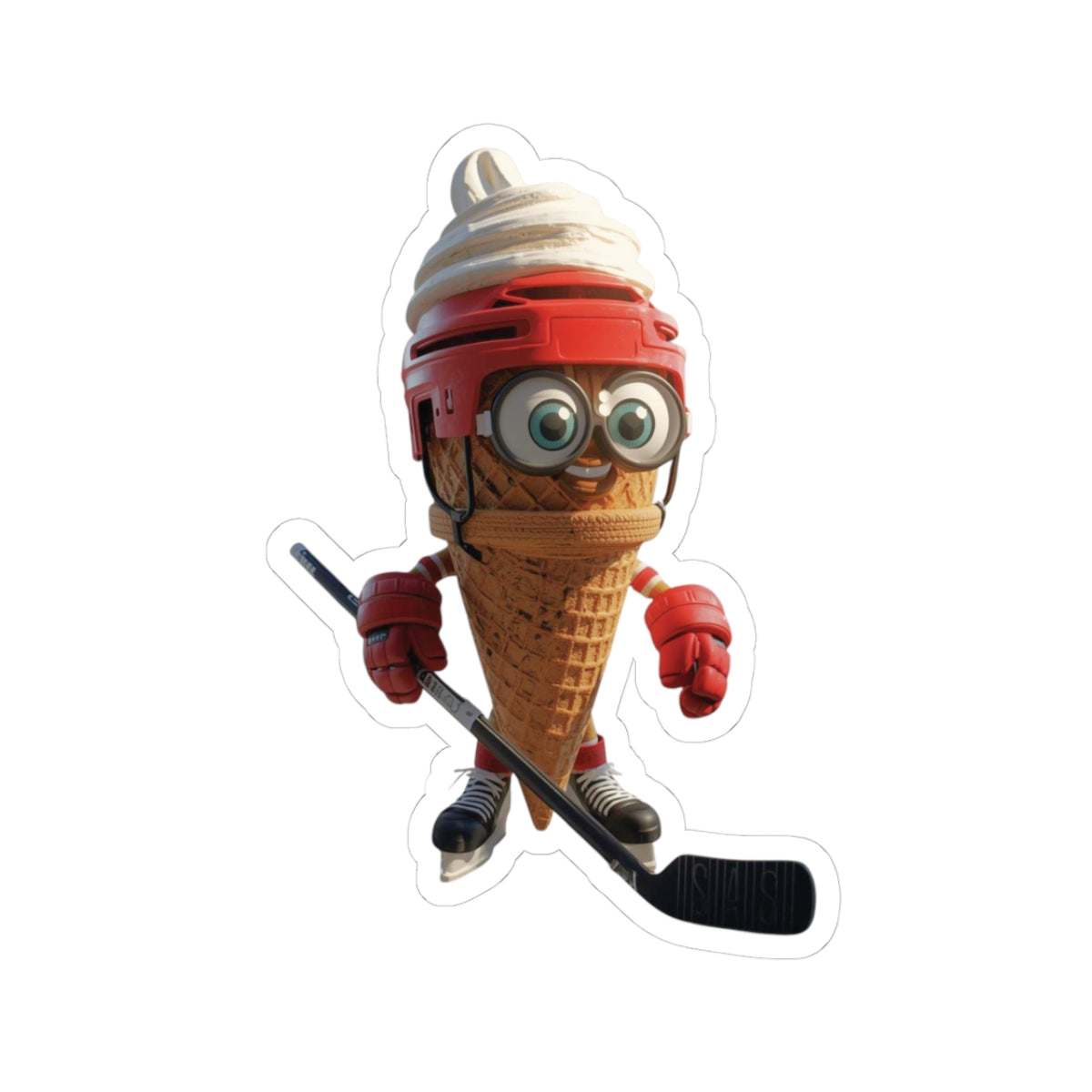 Red Ice cream  Sticker