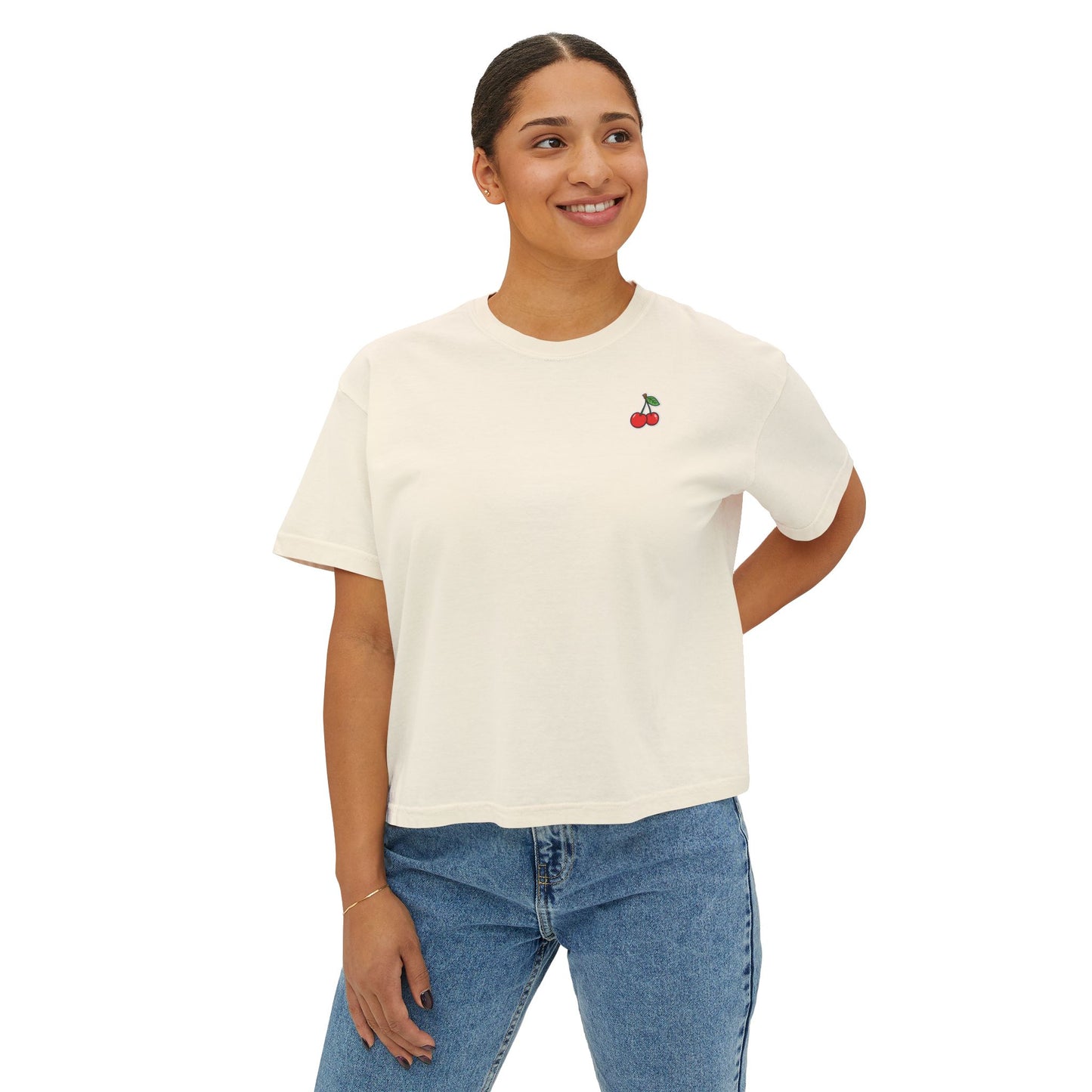 Women's Cherry Picked Boxy Tee