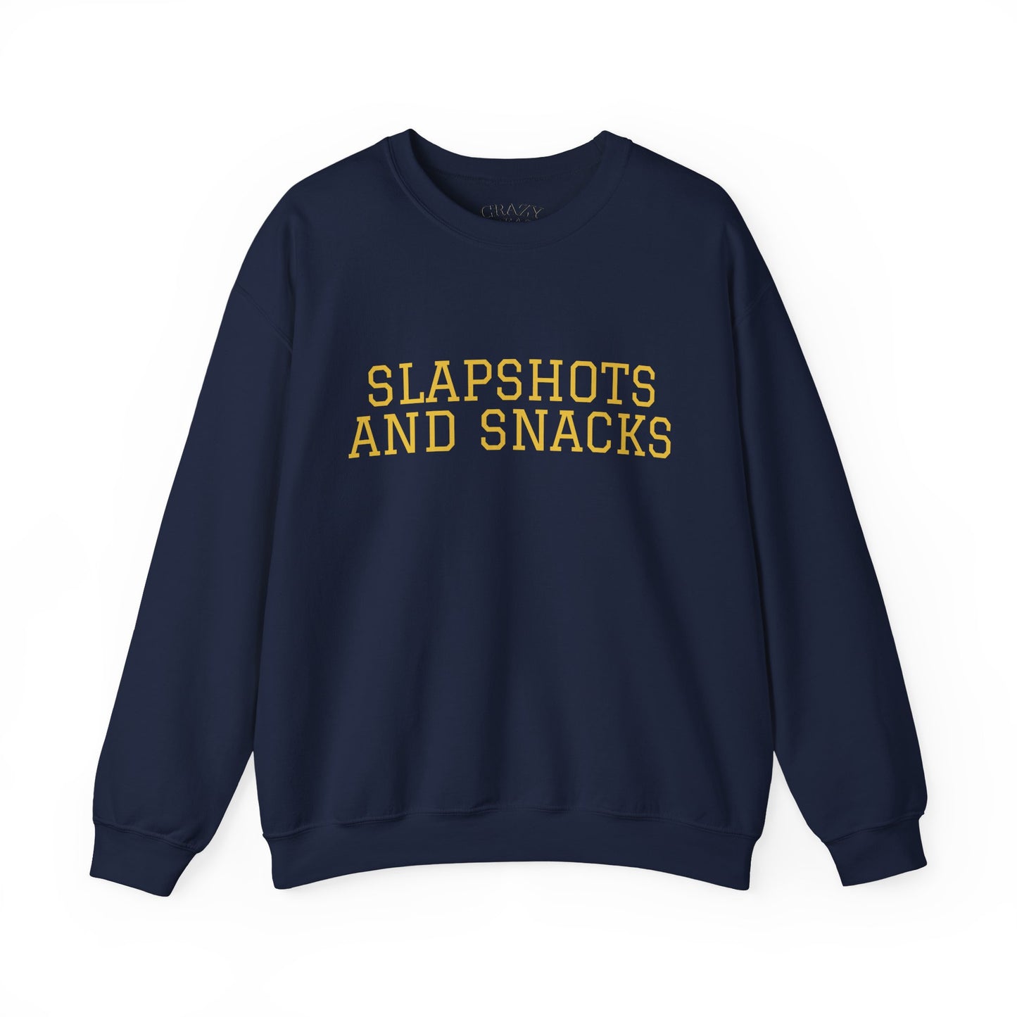 Adult Custom Warrior Hockey Club Slapshots & Snacks Sweatshirt