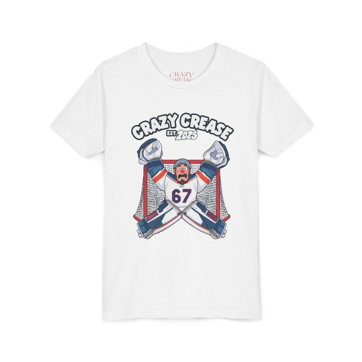 Youth 67 Goalie Hockey Tee