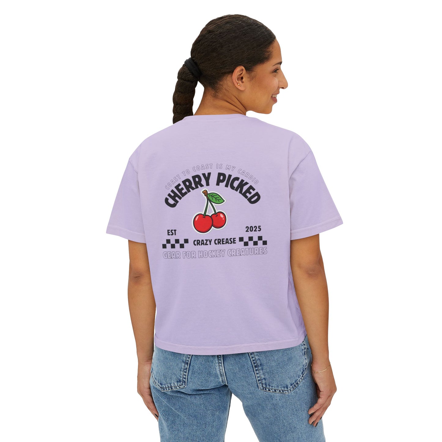 Women's Cherry Picked Boxy Tee
