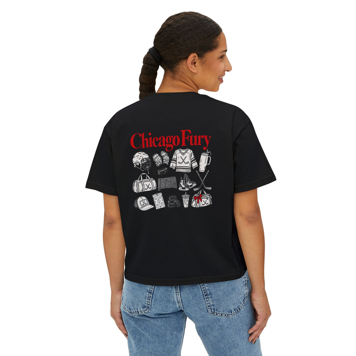 Chicago Fury Hockey Gear Women's Boxy Tee