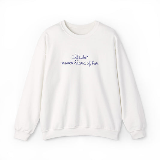 Embroidered Offside? Crewneck Sweatshirt